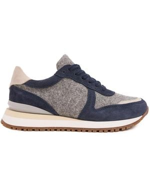 Celtic & Co. Wool Panel Sneaker - Blue