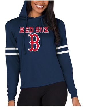 Concepts Sport Boston Red Sox Marathon Lightweight Lounge Pullover Hoodie - Blue