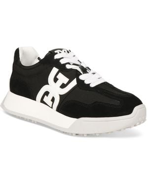 Sam Edelman Langley Emblem Lace-up Sneaker Sneakers - Black