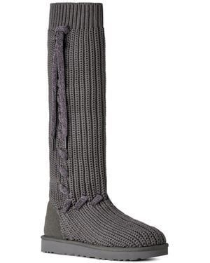 UGG Classic Tall Whipstitch Knit Slouch Knee High Boots - Multicolor