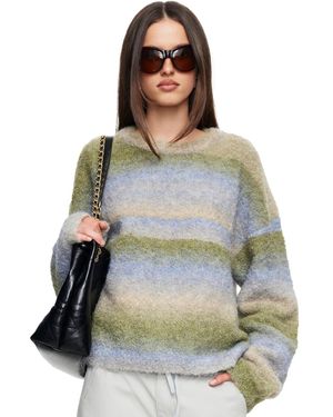 Lioness Long-sleeve Crewneck Sweater - Gray