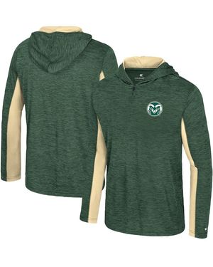 Colosseum Athletics Colorado State Rams Always Sunny Quarter-zip Hoodie - Green