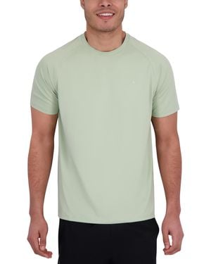 Spyder Short Sleeve Waffle-knit Crewneck Swim Shirt - Green
