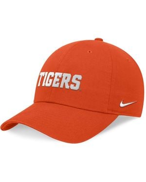 Nike Clemson Tigers 2024 On-field Club Adjustable Hat - Orange