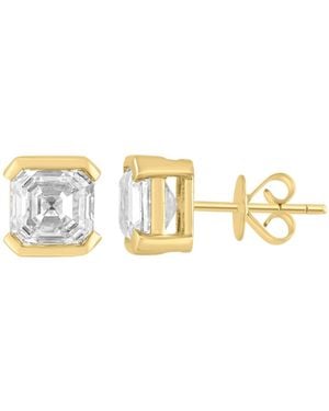 Effy Certified Lab Grown Diamond Asscher Earrings (4 Ct. T.w. - Metallic