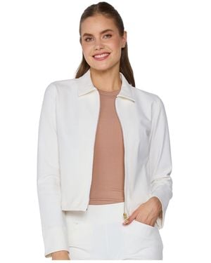 G Lifestyle Clothing Full Zip Jacket - White