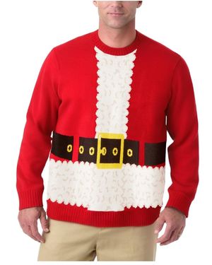 Kingsize Holiday Crewneck Sweater - Red