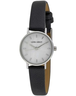 Laura Ashley Mini Slim Clean Polyurethane Strap Watch 26mm - Black