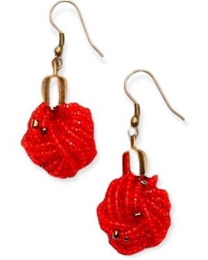 Kendi Amani Bush Berry Earrings - Red