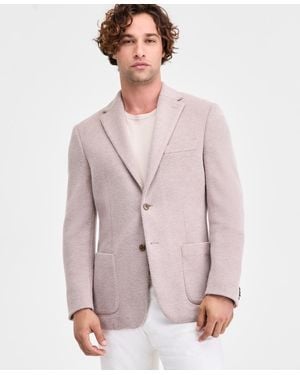 Michael Kors Classic-fit Stretch Knit Sport Coat - Multicolor