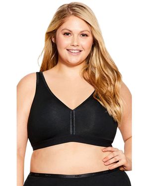 Avenue Basic Cotton Bra - Black