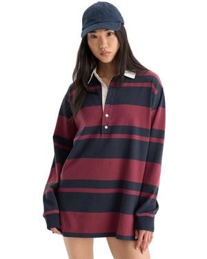 GOOD AMERICAN The Rugby Collared Mini Dress