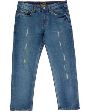 Raw X Big Boys Distressed Jeans - Blue