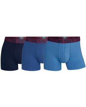 Cr7 Cotton Blend Trunks - Blue