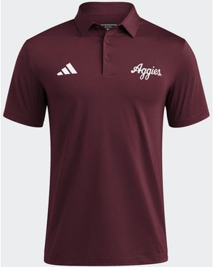 adidas Texas A&m aggies Ultimate365 Polo Shirt - Red