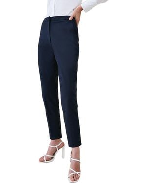 Karen Millen Essential Techno Woven Pants - Blue