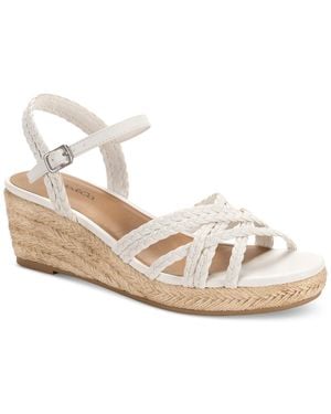 Style & Co. Vanaa Wedge Sandals - Metallic