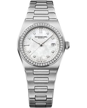 Raymond Weil Tone Stainless Steel Watch 30mm - Gray