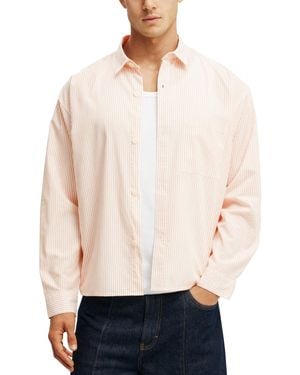 Cotton On Hampton Long Sleeve Shirt - White