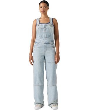 Levi's Utility Overall H226 Wide-leg Denim Overalls - Blue