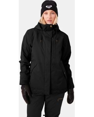 Roxy Billie 3-way Adjustable Hooded Insulated Snow Jacket - Black