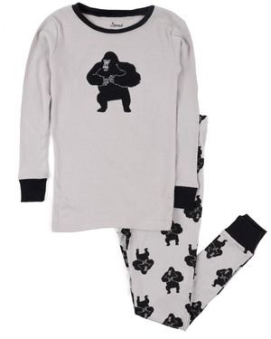 Leveret Toddler Matching Family Two-piece Cotton Long Sleeve Shirt And Pants Pajama Set - White