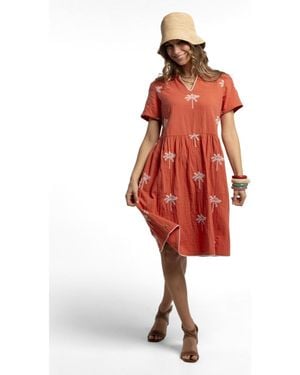 Brakeburn Sol Embroidered Midi Dress