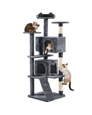 Aronkl Multi-level Cat Tree Tower - White