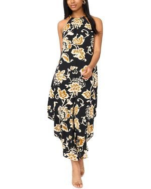 Msk Halter Neck Jumpsuit - Multicolor