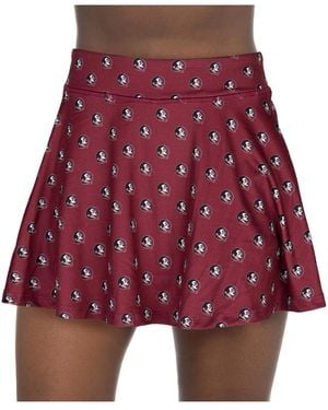 ZooZatZ Florida State Seminoles All-over Print Flowy Skort - Red