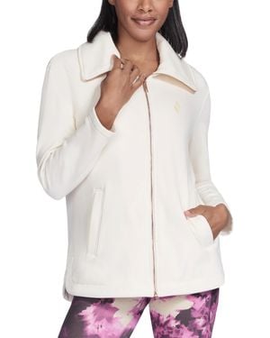 Skechers Go snuggle Tunic Full-zip Jacket - White