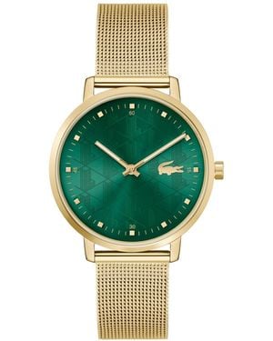 Lacoste Crocorigin Quartz -tone Stainless Steel Bracelet Watch 35mm - Green