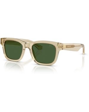 Burberry Square Green Lens Sunglasses Be4504