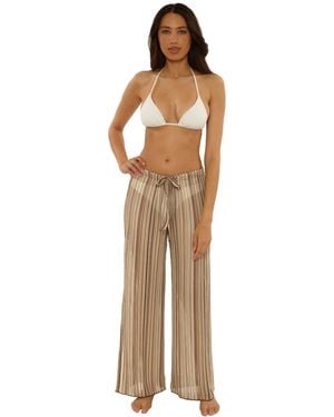 Becca Seaside Crochet Pants - Natural