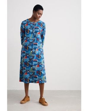 Seasalt Cornwall Sea Call Dress - Blue