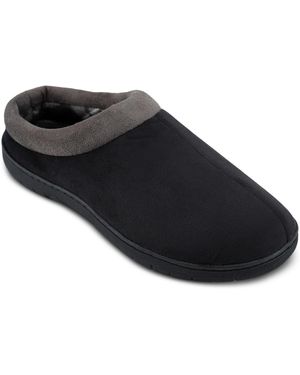 Haggar Indoor/outdoor Microsuede Clog Slipper - Black