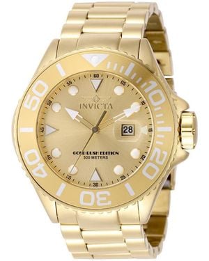 INVICTA WATCH 48613 Grand Diver Quartz 3 Hand Dial Watch - Metallic
