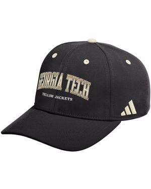 adidas Georgia Tech Yellow Jackets Seasonal Flex Hat - Black