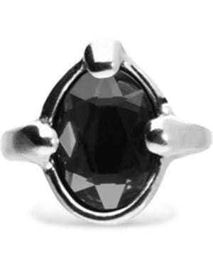 Uno De 50 Sterling Plated Metal Alloy Ring - White