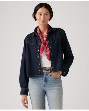 Levi's Logan Point Collar Shacket - Blue