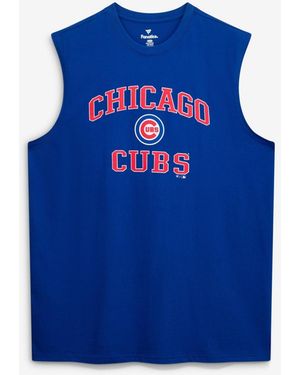 Fanatics Chicago Cubs Big Tall Heart Soul Muscle Tank Top - Blue