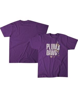 BreakingT And Kelsey Plum Washington Huskies Plum Dawg T-shirt - Purple