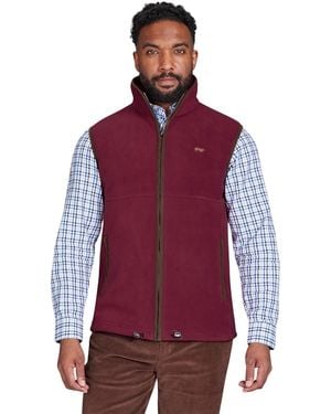 Raging Bull Fleece Gilet - Red
