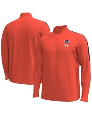 Under Armour Auburn Tigers Playoff Performance Quarter-zip Jacket - Red