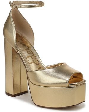 Sam Edelman Kirra Platform Strappy Sandals - Natural