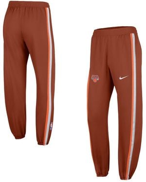 Nike New York Knicks 2025/26 Authentic On-court Zone Pants - Orange