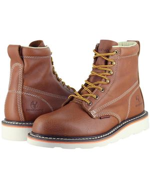 Berrendo 6" Soft Toe Work Boots - Brown
