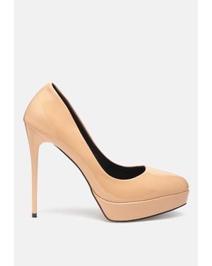 Rag & Co Faustine Stiletto Pump - White