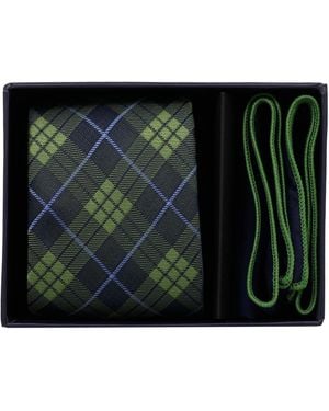 Ben Sherman Tie And Pocket Square - Black