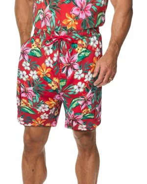 Kingsize Big & Tall 8" Cargo Shorts - Red